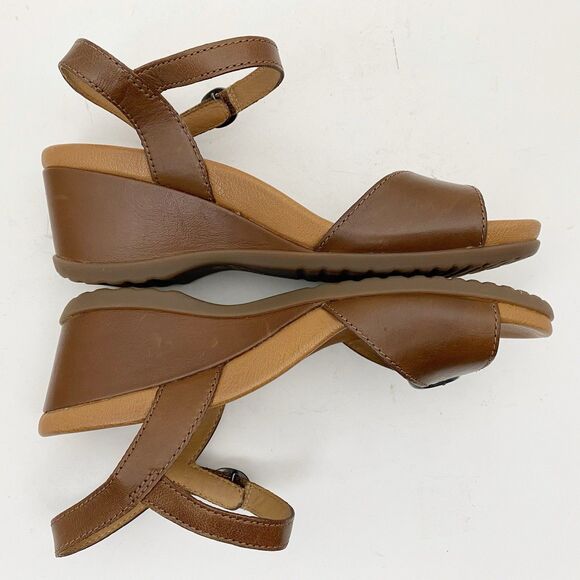 DANSKO Arielle Brown Leather Strappy Sandals - Size 38 NWOB - Picture 3 of 6